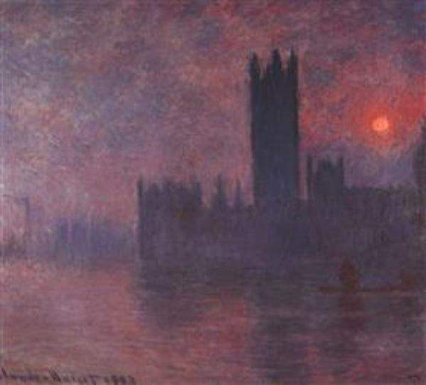 London: Houses of Parliament at Sunset 