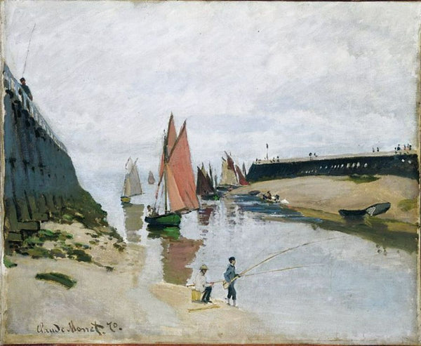 Landing Stage at Trouville, Low Tide 
