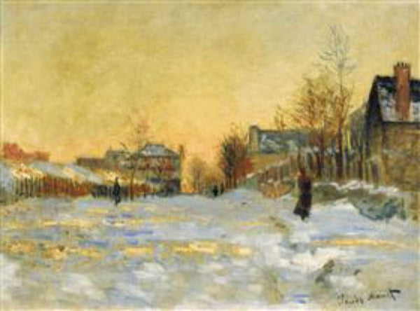 Snow Effect, The Street in Argentuil 