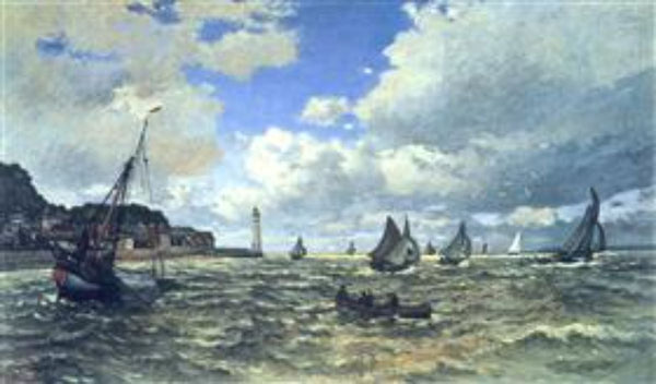The Seine Estuary At Honfleur 