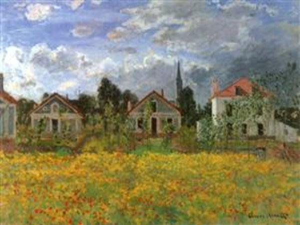 Yellow Irises and Malva 