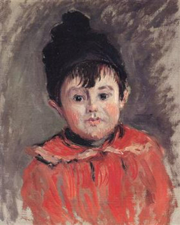 Portrait of Michael with Hat and Pom Pom 