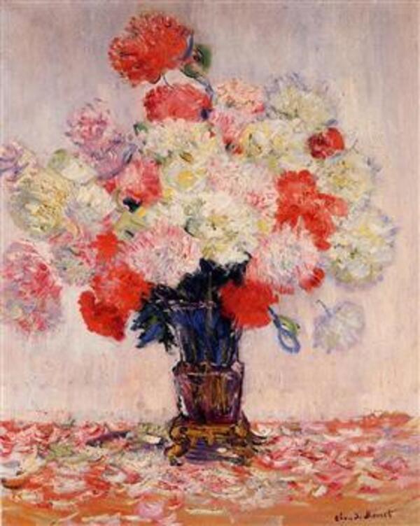 Vase Of Peonies
