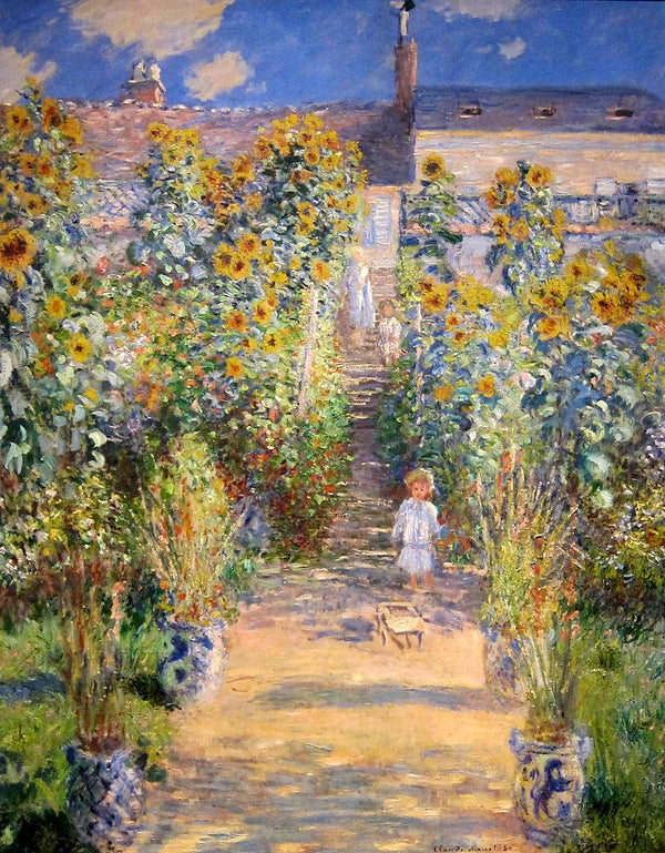 The Artist's Garden at Vetheuil 1880 