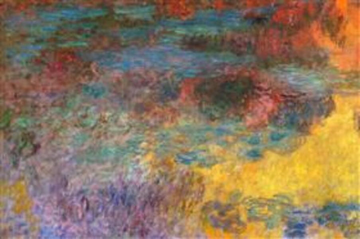 Water-Lily Pond, Evening (left panel) 
