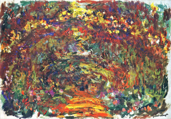 The Path Under The Rose Trellises Giverny 