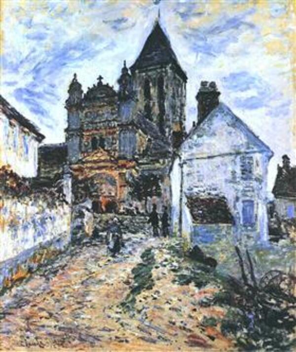 The Church At Vetheuil 