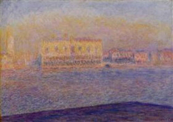 Venice The Doges Palace Seen From San Giorgio Maggiore 