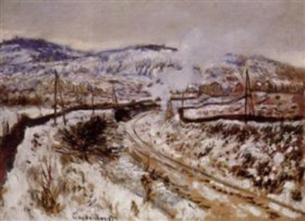 Train In The Snow Argenteuil 