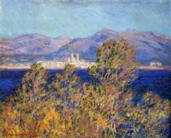 Antibes Seen From The Cape Mistral Wind 