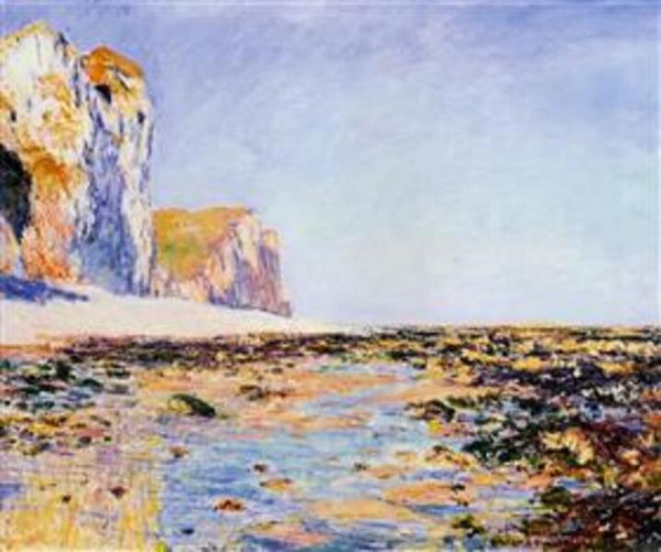 Beach And Cliffs At Pourville Morning Effect 