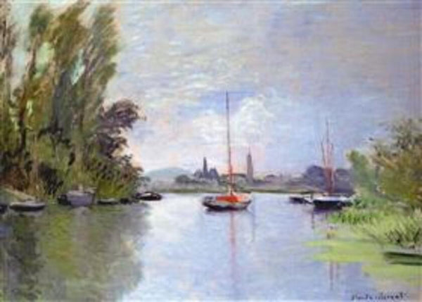 Argenteuil Seen From The Small Arm Of The Seine

