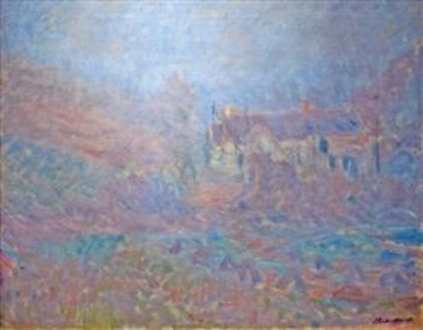 Houses At Falaise In The Fog 