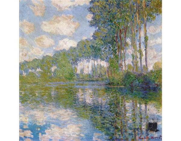 Poplars On The Banks Of The River Epte 