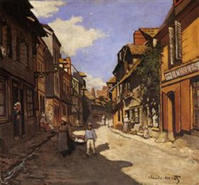 Le Rue De La Bavolle At Honfleur2 