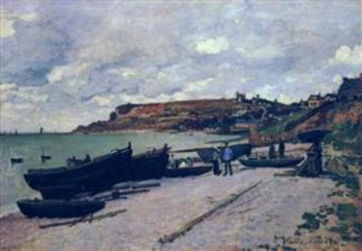 Sainte Adresse Fishing Boats On The Shore 