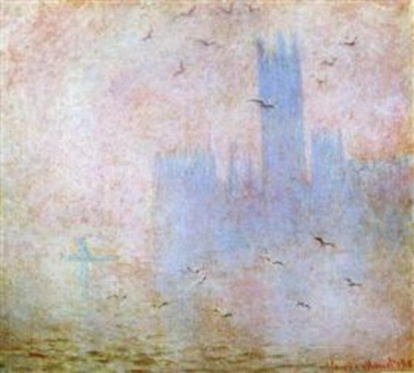 Houses of Parliament, Seagulls
