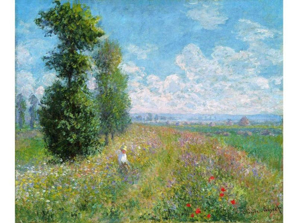 Meadow With Poplars Aka Poplars Near Argenteuil 