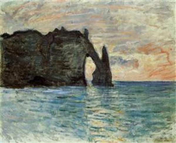 The Cliff At Etretat 