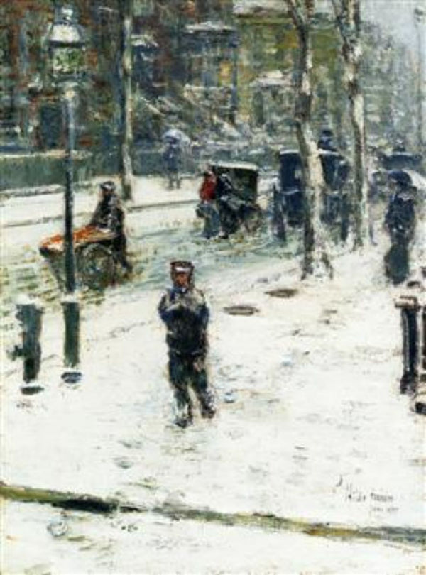 Snow Storm, Fifth Avenue, New York 
