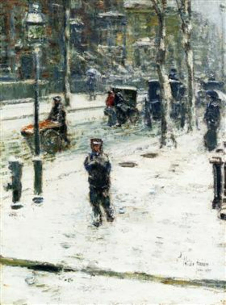 Snow Storm, Fifth Avenue, New York 