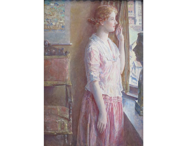 Easter Morning Portrait at a New York Window 