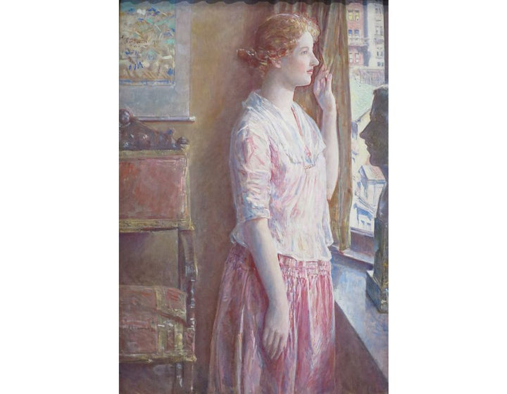 Easter Morning Portrait at a New York Window 