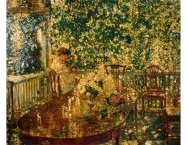 Summer Porch at Mr. and Mrs. C.E.S. Wood's 