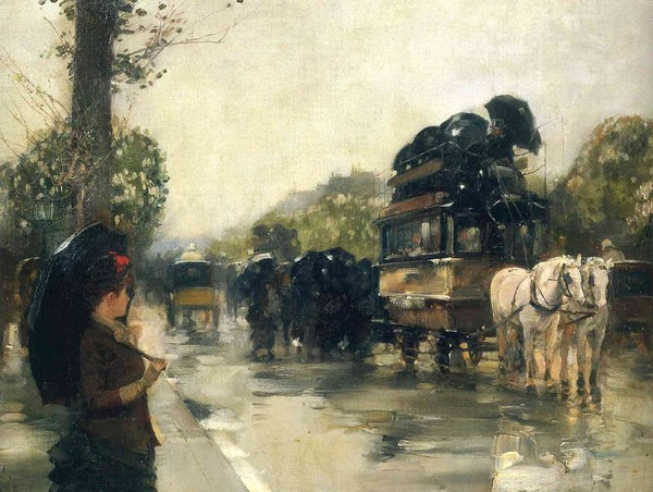 April Showers, Champs Elysees Paris 