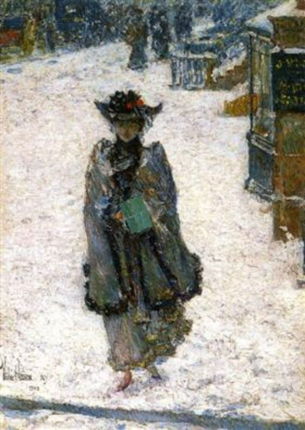 Street Scene, Christmas Morning 