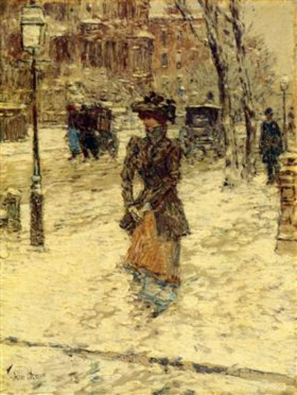 Lady Walking down Fifth Avenue 