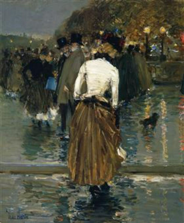 Promenade at Sunset, Paris 