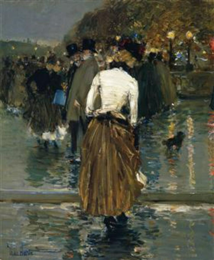 Promenade at Sunset, Paris 