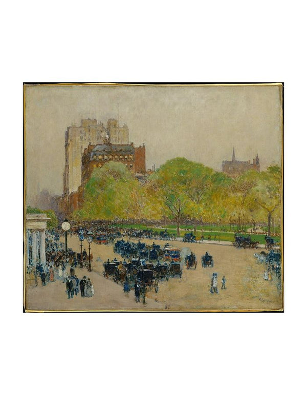 Spring Morning in the Heart of the City 