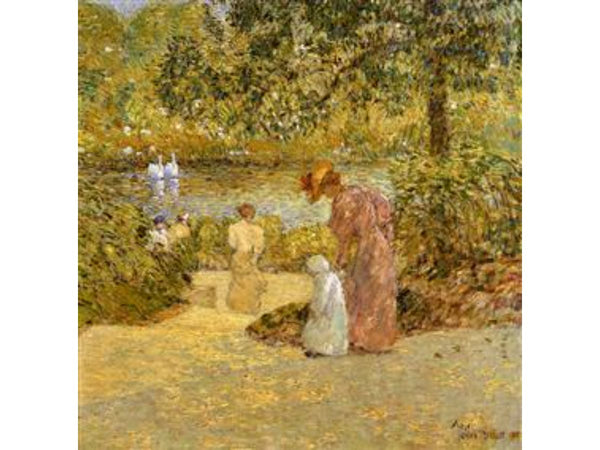 Descending the Steps, Central Park 