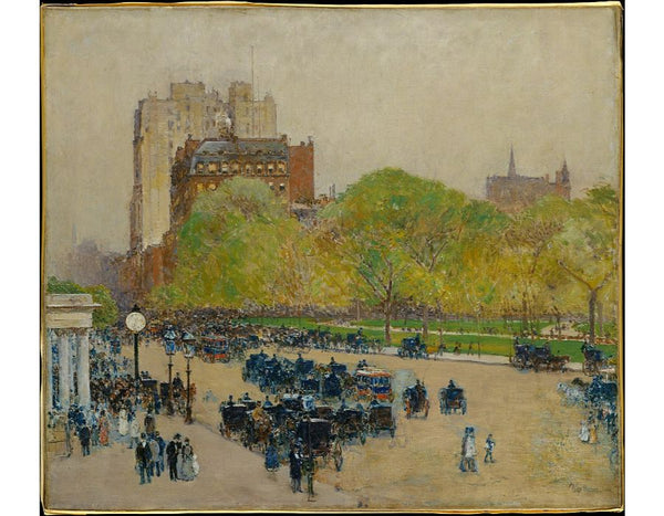 Spring Morning in the Heart of the City (also known as Madison Square, New York) 