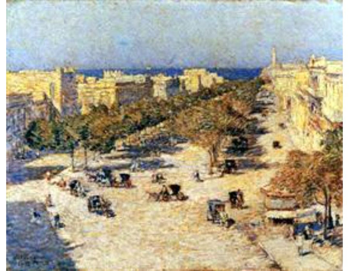 View of the Paseo del Prado 