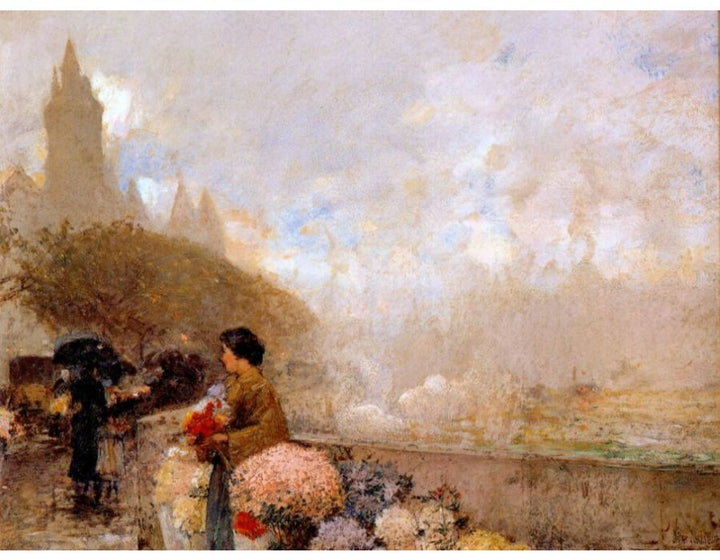 Flower girl by the Seine, Paris 2 