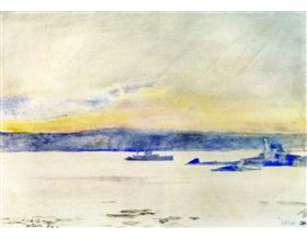 Afterglow, Gloucester Harbor (aka Ten Pound Island LIght) 