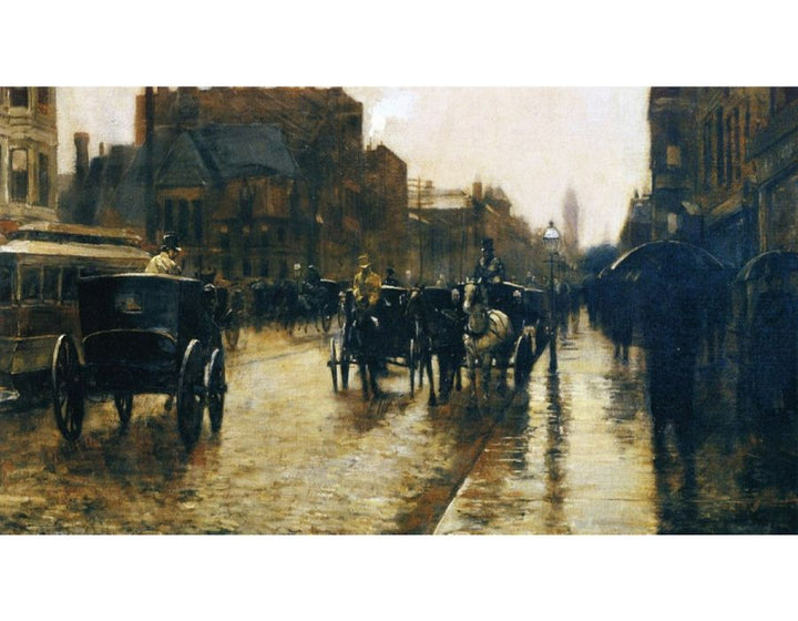 Columbus Avenue Rainy Day
