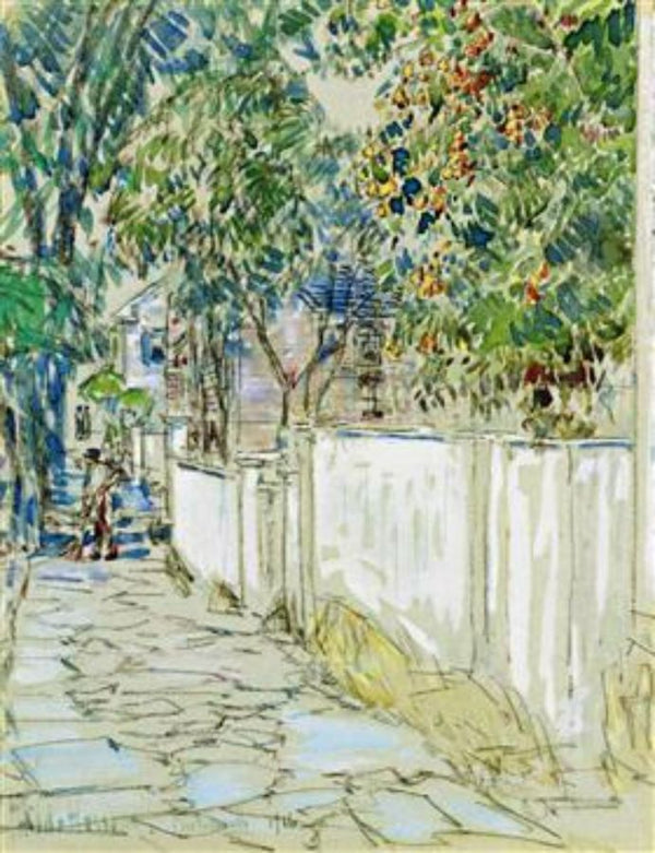 Flagstone Sidewalk, Portsmouth, New Hampshire 