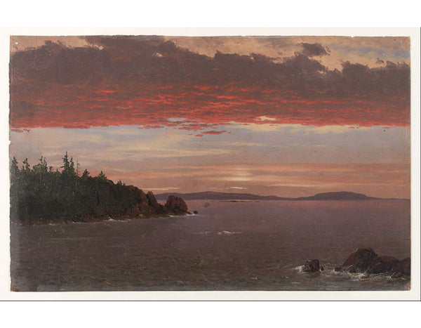 Schoodic Peninsula from Mount Desert at Sunrise 