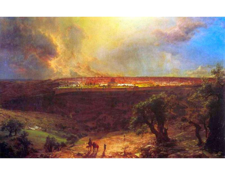 Jerusalem From The Mount Of Olives 