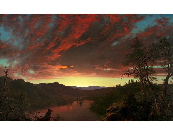 Secluded Landscape at Sunset, 1860 