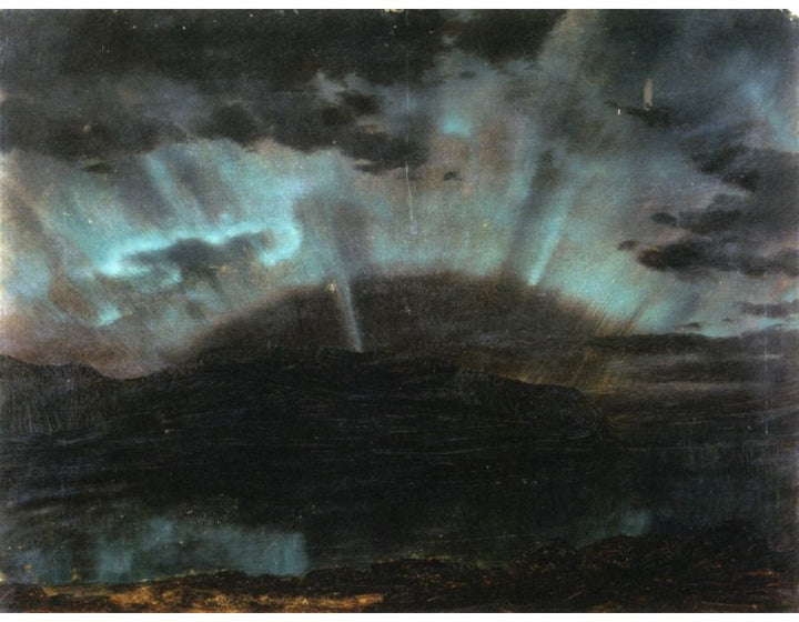 Aurora Borealis, Mt. Desert Island, from Bar Harbor, Maine 