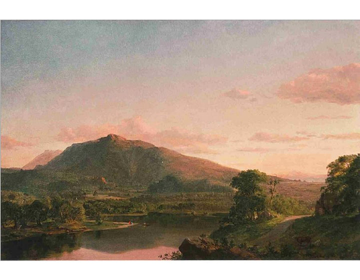 Figures In A New England Landscape 