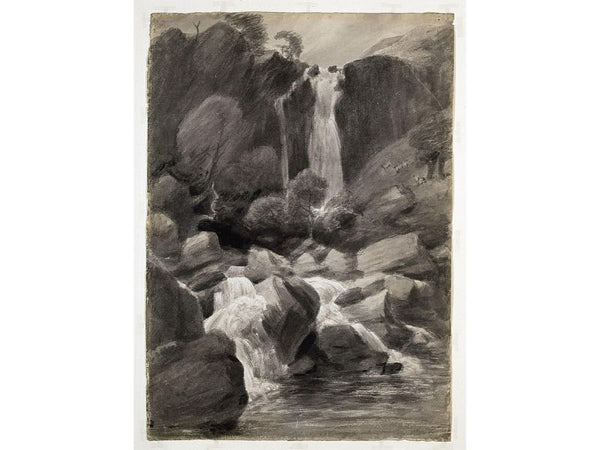 Taylor Ghyll, Sty Head, Borrowdale, 1806 Painting by John Constable