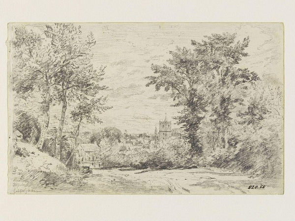 The Entrance into Gillingham, Dorset Painting by John Constable
