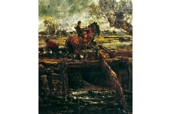 Study for The Leaping Horse (detail) Painting Painting by John Constable