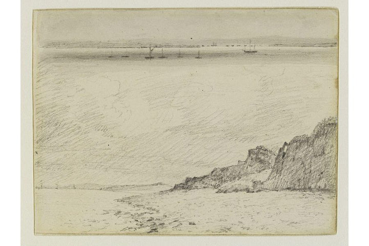 Sheerness Coast scene near Southend, 1814 Painting by John Constable